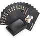 thumbnail image 1 of Cool Black Playing Cards, Waterproof Black-Gold Foil Poker Cards with Gift Box, Great for Magic,Water Card Games and Party, 1 of 5