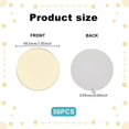 thumbnail image 3 of 50 Pcs Mini Acrylic Mirror Tiles, 2 Inch Self Adhesive Flat Round Mirror Stickers Mosaic Tiles Mosaic Mirror Sheets, 3 of 5