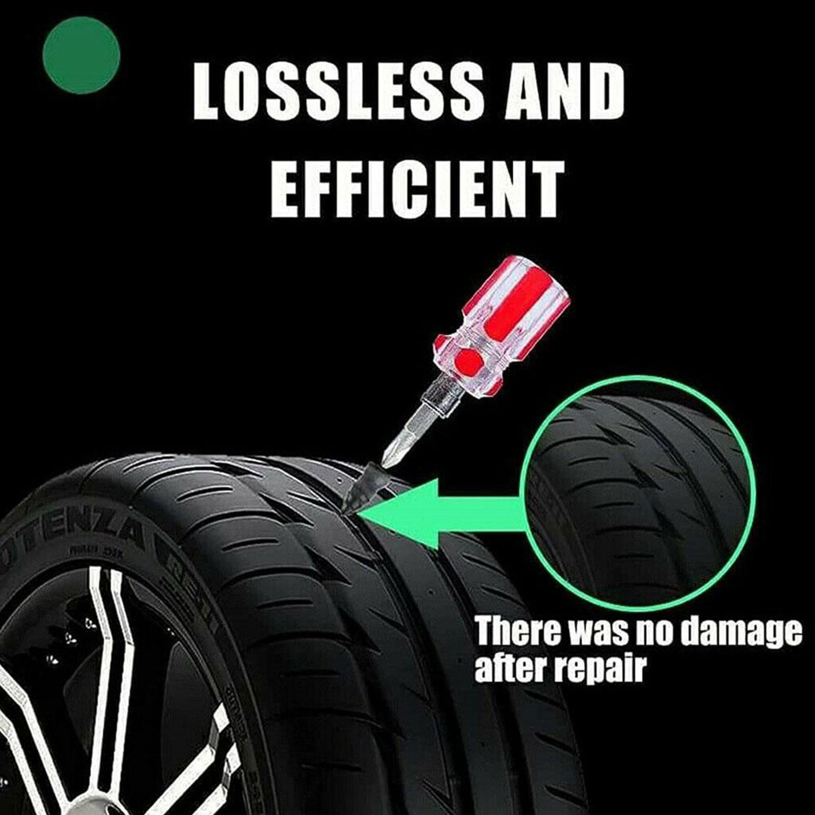 Tire Repair Screw in Rubber Plug Nail Car Tyre Puncture Repair Kit Off-Road Tire P5U0