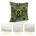 thumbnail image 4 of JEUXUS Short Plush Pillowcase Sunflowers Cute Flowers Printed on Both Sides White, 4 of 5