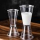 thumbnail image 1 of GAXIRE 5Ud Taza Medidora Doble Transparente Para Bartenders Con Medidas Exactas Para Cócteles, 1 of 3