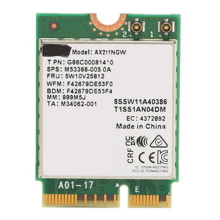 WiFi Card, M.2 Card M.2 KEY E Interface Stable Reliable For Business