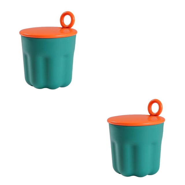 Billuyoard Fabricante de espuma Copa Espumador Cuerpo Cara Ducha Gel Burbuja Limpieza portátil Salón de espuma Suministros para el cuidado de la piel Verde oscuro 2piezas Billuyoard CBP209089