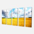 thumbnail image 2 of Beautiful Field Panorama - Landscape Canvas Art Print, 2 of 3