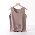 thumbnail image 4 of AherBiu Winter Tank Tops for Women Thermal Warm Vest Sleeveless Comfy Basic Layer Tops Solid Color, 4 of 7