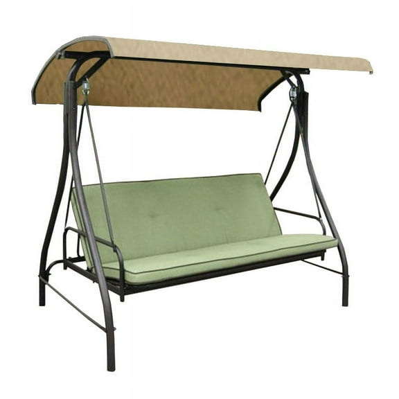 Garden Winds Replacement Canopy for ZS138017 Swing - Solid Beige Color