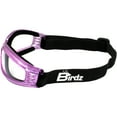 thumbnail image 3 of Birdz Eyewear Cardinal Women's Translucent Pink Padded Goggles with Clear Lenses, 3 of 6