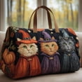 thumbnail image 3 of Halloween Travel Duffle Bag Hippie Van Quilted Duffle 3D Printed Retro Bus Weekender Bag Boho Fitness Yoga Camping Outdoor Overnight Luggage Bags, 3 of 5