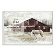 thumbnail image 5 of The Stupell Home Decor Farm Memories Distressed Barn and Horse Photograph, 5 of 5