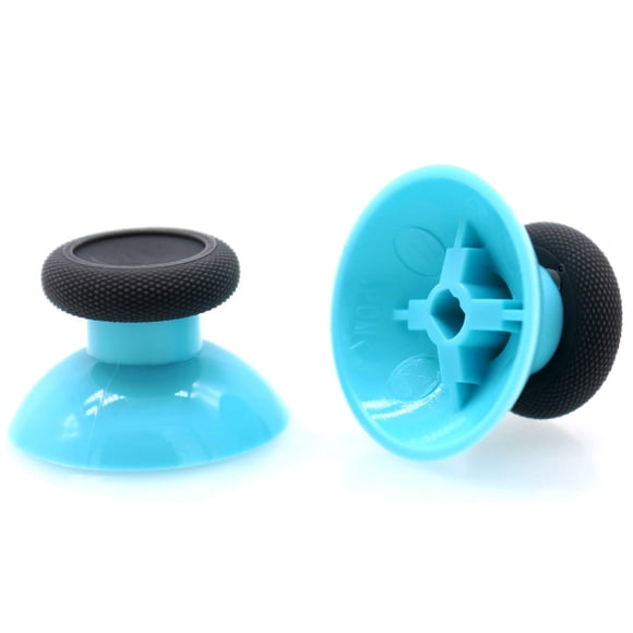 Deal4GO 2 Pack OEM Replacement Thumbsticks Concave Analog for Xbox one Controller Joystick Thumb Grips (Grey/Blue)