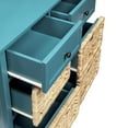 thumbnail image 5 of Acme Flavius Console Table w/Storage Teal, 5 of 6