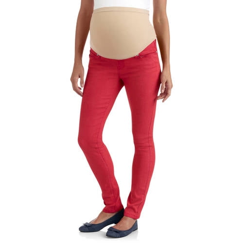 maternity colored skinny jeans