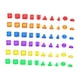 thumbnail image 1 of 60 juguetes de clasificación y apilamiento de sólidos geométricos en 3D, conos de diferentes formas, materiales manipulativos matemáticos educativos, 1 of 10