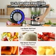 thumbnail image 2 of KFFKFF Food Processor Vegetable Chopper for Mixing Slicing Kneading 14-Cup 600W, 2 of 9