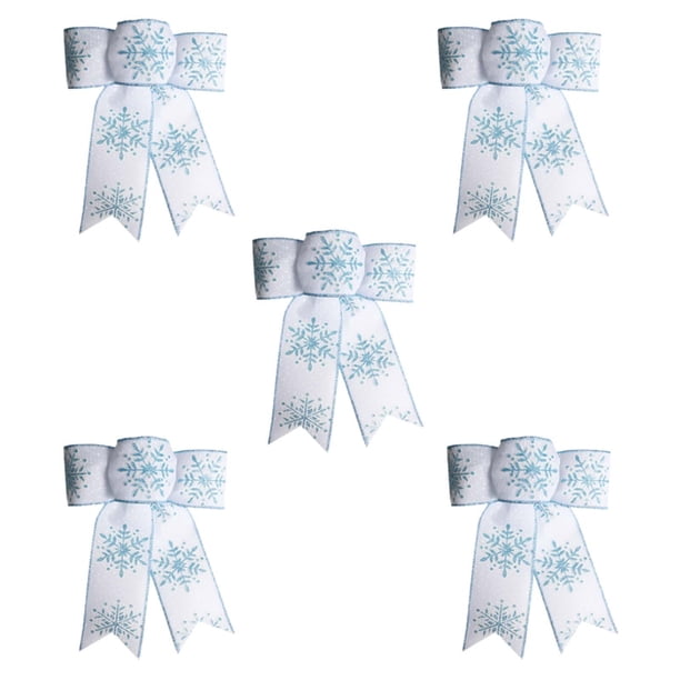 Adorno Navideo De Copo De Nieve Con Lazo, Detalle Para Ventana De Cristal, Acrlico Brillante, Decoracin Festiva Para El Hogar, Para Sala De Estar, Decoracin De Temporada, Temtica, Ukhbmc