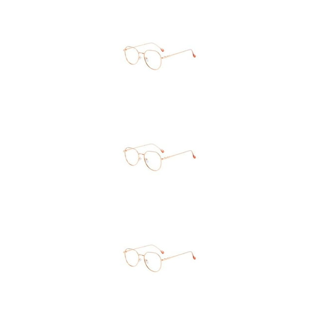 Shengyu 1/2/3/5 Verres Transparents Classiques Anti-Lumière Bleue Lunettes Vintage Femme Monture Rétro Rose Rouge 3 Pcs