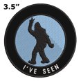 thumbnail image 2 of Bigfoot I've Seen 3.5" Iron On Or Sew On Embroidered Fabric Badge Patch Unexplained Mysteries Iconic Series, 2 of 2