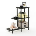thumbnail image 4 of Pemberly Row Turn-N-Tube Engineered Wood 3-Tier Tall Sofa Side Table in Espresso, 4 of 6