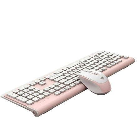 YiBai Wireless Keyboard Wireless Keyboard and Mouse Keyboard And Mouse Set Wireless 2.4G Home Office-Thin Wireless #.209 Pink YiBai Wireless Keyboard Wireless Keyboard and Mouse Keyboard And Mouse Set Wireless 2.4G Home Office-Thin Wireless #.209 Pink