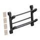 thumbnail image 4 of Zapatero plegable de pared, soporte para zapatos, estante plegable de 2 niveles, versátil para toallas 30 centímetros, 4 of 9