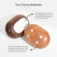 thumbnail image 3 of Feylona Door Chime, Walnut & Brass, Aura Series, Home Decor & Housewarming, Rustic Style, Hanging Mount, 3 of 5