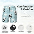 thumbnail image 5 of Fotbe Cute Panda Bear Men’s Swim Trunks Quick Dry Swim Shorts Board Shorts with Mesh Lining-X-Large, 5 of 9