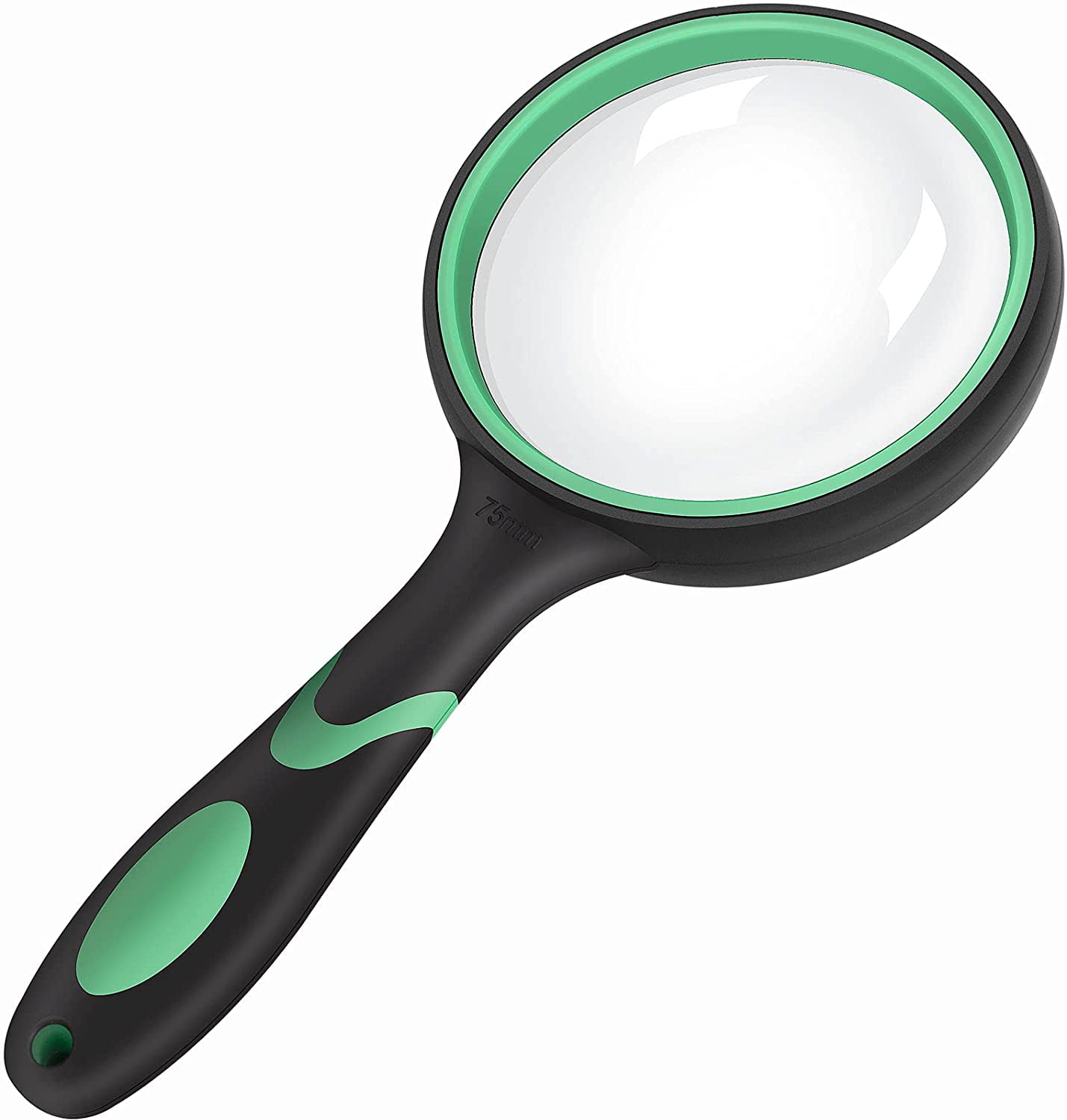 Shatterproof Magnifying Glass 20X Handheld Magnifier Loupe for Reading 100MM 