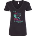 thumbnail image 3 of Inktastic Always Be Yourself, Unless You Can Be a Mermaid Women's V-Neck T-Shirt, 3 of 5