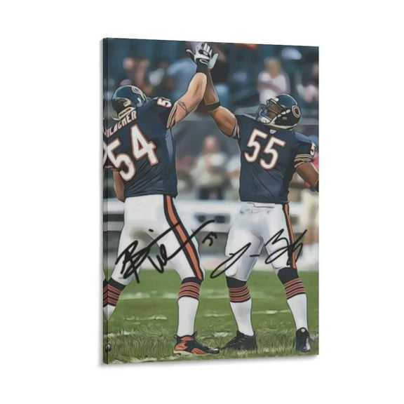 Brian Urlacher Canvas Poster Canvas Canvas Art Poster and Wall Art Picture Print Modern Family bedroom Decor Posters 16x24inch(40x60cm)