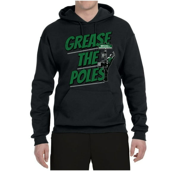 Wild Bobby Grease the Poles Broad Street Philadelphia Football Sports Unisex Graphic Hoodie Sweatshirt, Black, Small