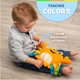 thumbnail image 3 of Juguetes con hebilla con forma de animal de peluche Barney Crab Montessori Learning, 3 of 5