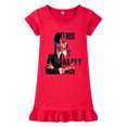 thumbnail image 1 of Wednesday Addams Robe de Fille Wednesday Addams Pyjama Manches Courtes en Soie Glacée - Fanceye, 1 of 4