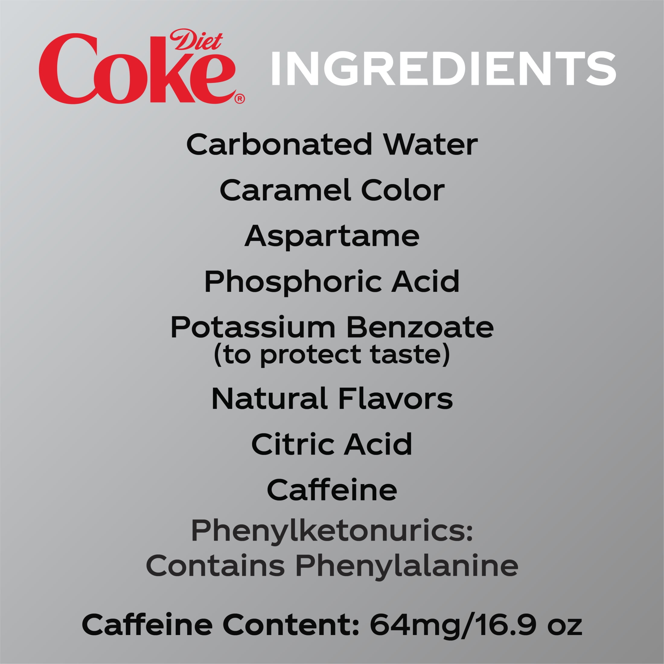 Diet Coke Diet Cola Soda Pop, 16.9 fl oz Bottles, 24 Pack