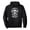 Black, variant on Women's Casual Hoodies Long Sleeve Skull Print Hooded Sweatshirts with Pocket 2025 Loose Lightweight Fall Fashion Pullover Sweater