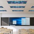 thumbnail image 4 of Fluorescent Light Covers 4 Pack 4x2 ft Pink Blue Flower Ceiling Light Covers Spring Floral Light Filters for Classroom, Office & Home, Drop Ceiling Light Covers, 4 of 8