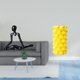 thumbnail image 2 of Escultura abstracta de pensador, figura de escritorio, florero de , adorno de mesa, diseño geométrico, adecuado para la oficina, decoración d, 2 of 8