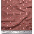 thumbnail image 1 of Soimoi Poly Georgette Fabric Dot & Light House Shirting Print Fabric by The Yard 42 Inch Wide, 1 of 3