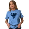 thumbnail image 3 of Diamond Dripping Fashionable Girly Plus Size Crewneck Graphic Tee Shirt Brisco Brands 2X, 3 of 5