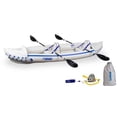 thumbnail image 1 of SEA EAGLE 370 Kayak Professionnel Gonflable pour 3 Personnes avec Pagaies, 1 of 10