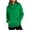 Green, variant on Womens Cowl Neck Hoodies Solid Color Sweatshirts Pullover Long Sleeve Tops with Drawstring & Pocket 2025 Fall Clothes Womens Heavy Hoodie Zipper Hoodie Women Women Hooded Pullover Sweatshirt