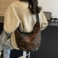 thumbnail image 4 of SPEKSEE Leopard Purse for Women Crescent Crossbody Bags Nylon Luna Moon Dumpling Bag Leopard Print Crossbody Hobo Wallet, 4 of 14