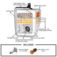 thumbnail image 3 of Spec-D Tuning Chrome Projector Headlights with Sequential LED Turn Signal Light Strips Compatible with 2008-2010 Ford F-250, F-350, F-450, F-550 Super Duty, Left + Right Pair Headlamps Assembly, 3 of 5