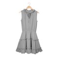 thumbnail image 2 of Vedolay Women's Summer Dresses Boho Floral Print Square Neck Ruffle Swing Beach Long Maxi Dress,Gray M, 2 of 5