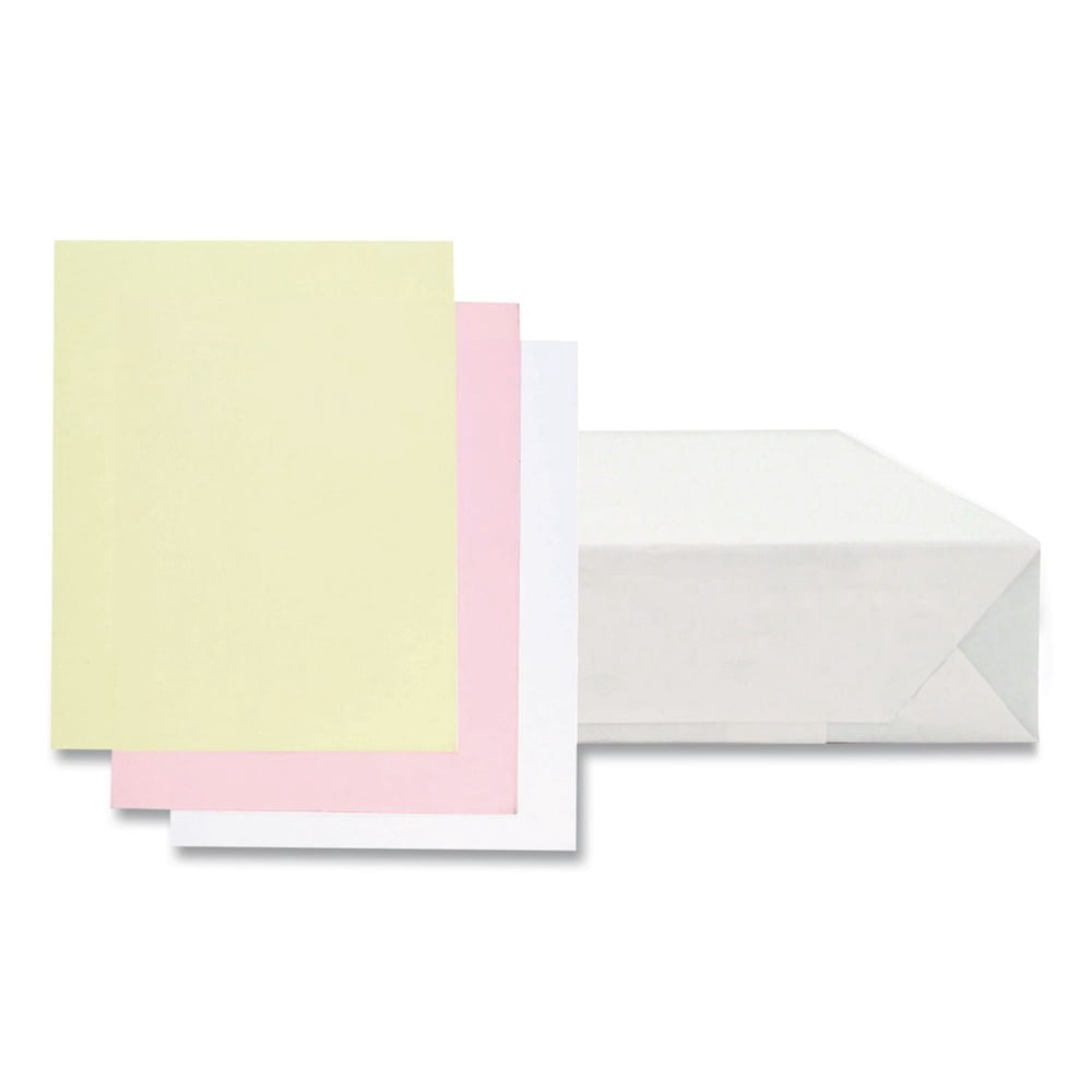 PM Company 59106 8.5 x 11 Digital 3-Part Carbonless Paper - White/Canary/Pink (2505/Carton)
