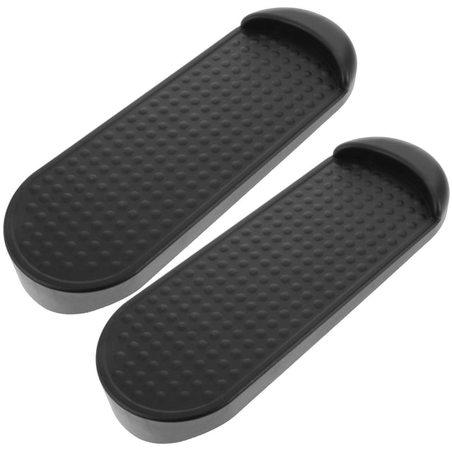 FONDOTIN 1 Pair Black Plastic Elliptical Machine Foot Pedals with Ergonomic Design for Exercise Platforms