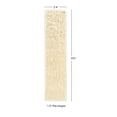 thumbnail image 6 of Linon New Flokati Hand Woven Wool 2'4"x8'6" Rug in Natural, 6 of 6