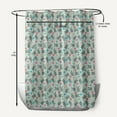 thumbnail image 5 of Simply Daisy 70" W x 73" L Bunnies and Eggs Polyester Shower Curtain, Breezeway Green [1 Ct], 5 of 5