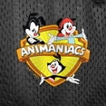 thumbnail image 5 of Animaniacs Crest Mens Lined Mesh Shorts, Black, Small, 5 of 6