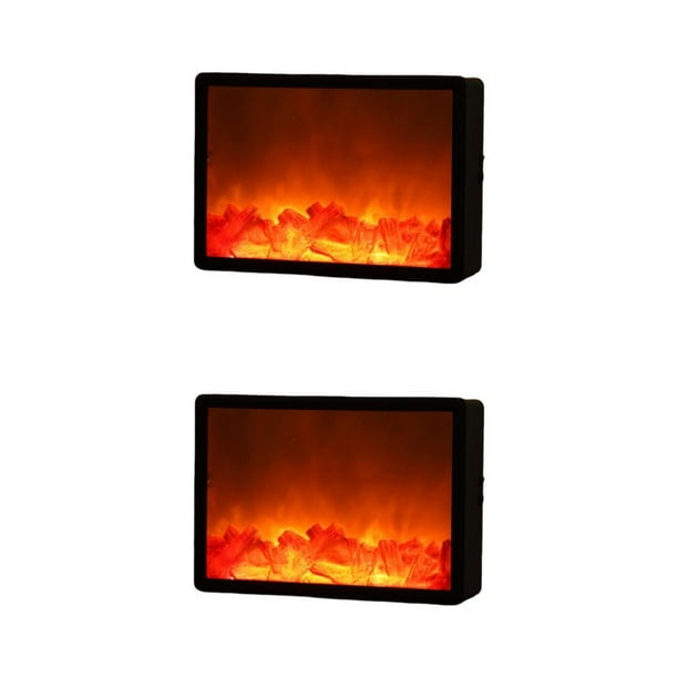 Lámpara de efecto de fuego Wosthever linterna de chimenea LED portátil para jardín Casa Type1 NO1