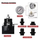 thumbnail image 3 of Fuel Inject Regulator With Boost Gauge High Pressure 8AN BLACK, 3 of 5